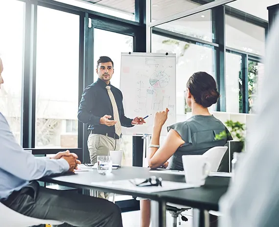 Coaching consultant improving business operations