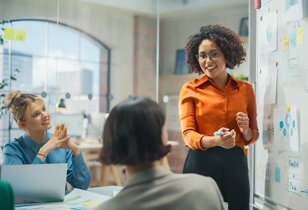 Strategic planning session with executive coach